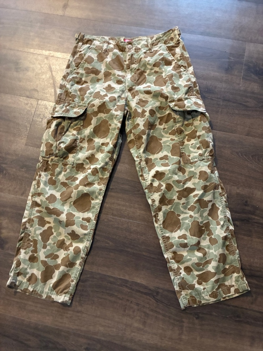 Levi's Men's Camo Cargo Pants - Brown & Light Green